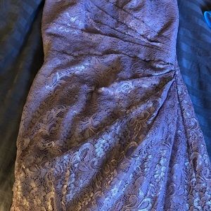 Rose Gold Metallic David’s Bridal Dress